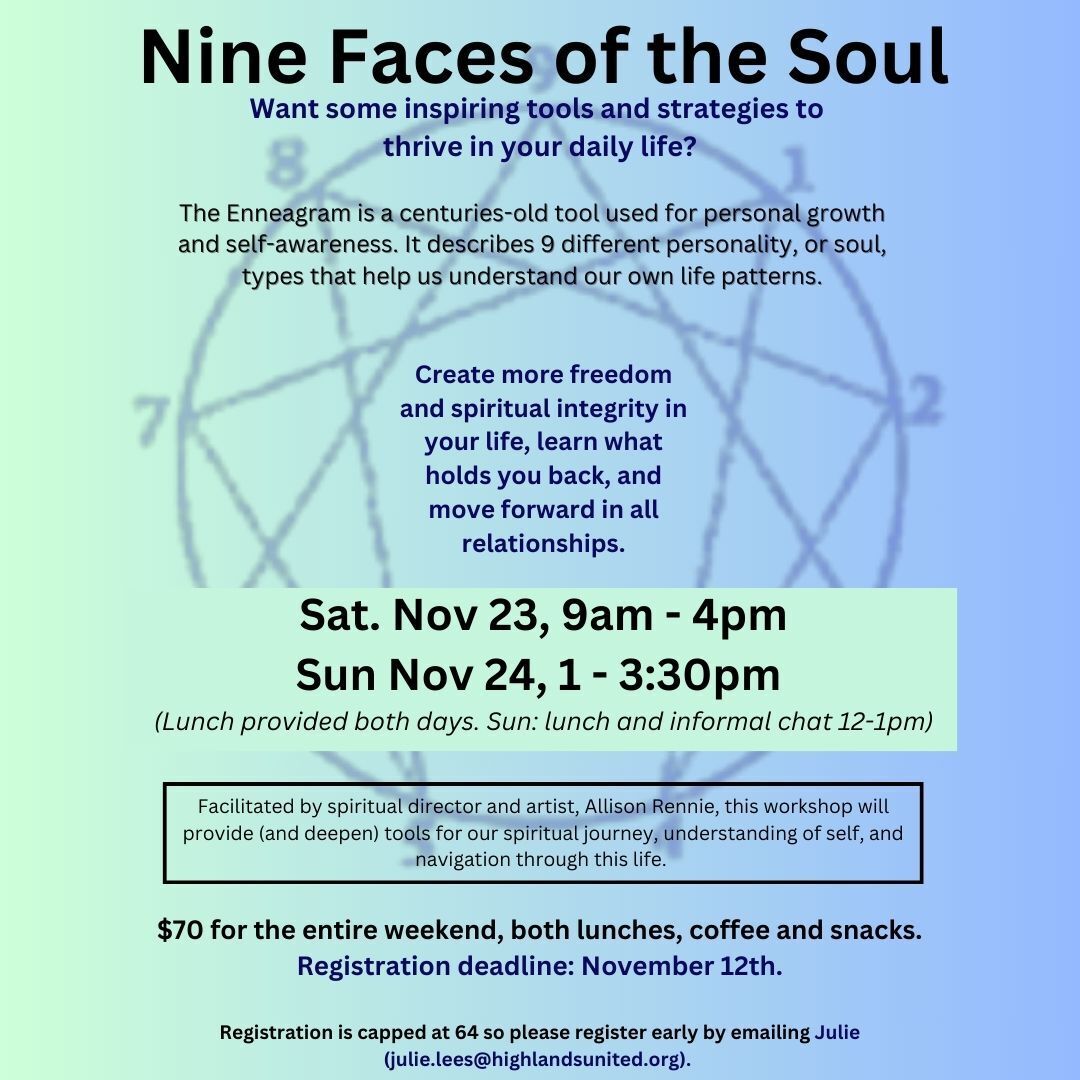 Enneagram Workshop Poster Updated