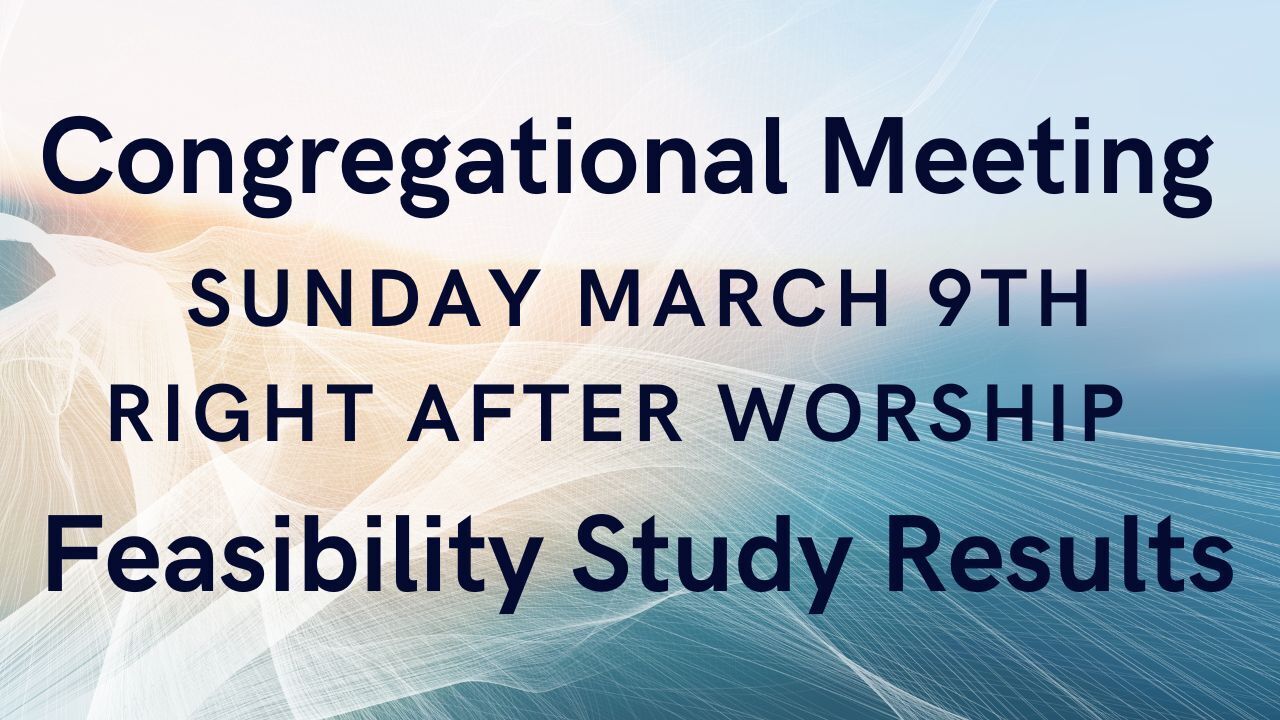 Congregational meeting Invite